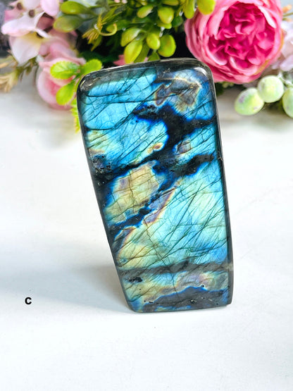 Labradorite Freeform,  Flashy labradorite Self Standing Freeform, Polished labradorite,