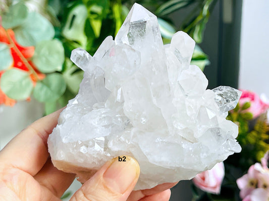 Large Brazilian high quality clear quartz cluster-c