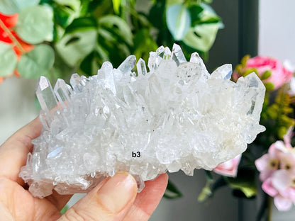 Large Brazilian high quality clear quartz cluster-c