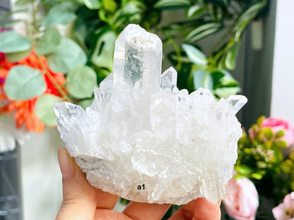 Large Brazilian high quality clear quartz cluster-c