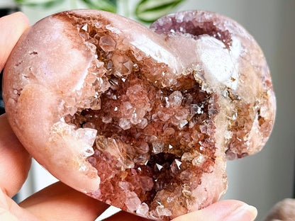 Pink Amethyst, Super Extra Quality Pink Amethyst Heart, Lilac Pink Amethyst , Crystal Heart, Crystal Gift, Healing Crystal