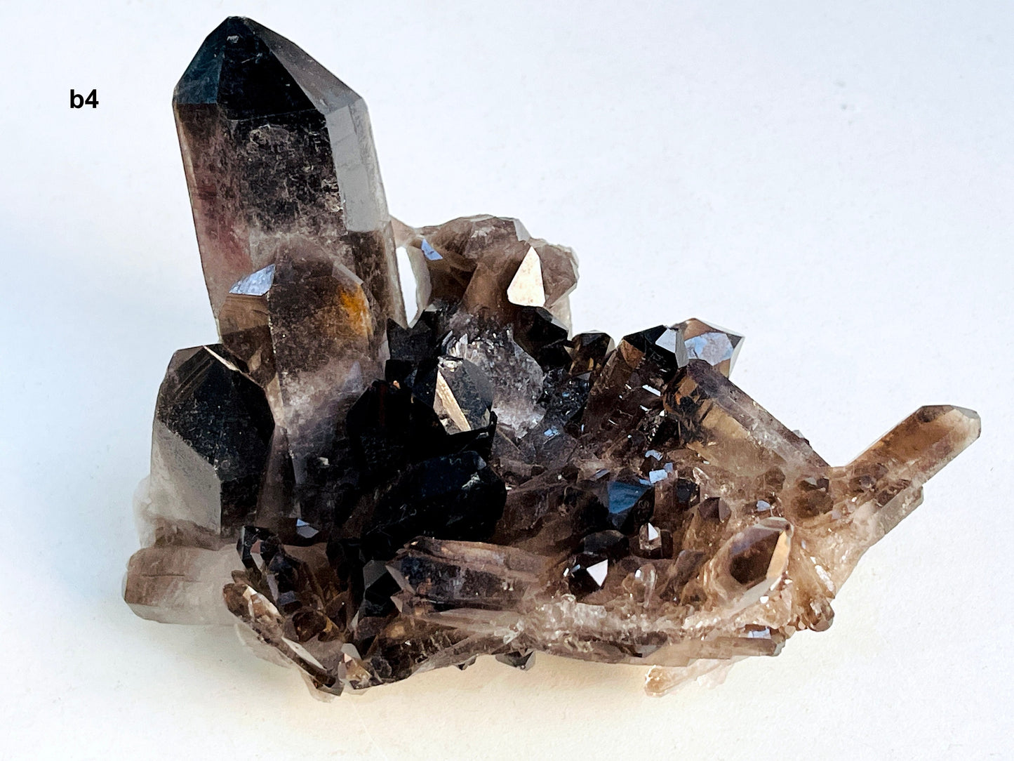 Smoky Quartz Cluster, Super Extra Quality Natural Brazilian Smoky Quartz, Clearing Crystals, Protection, Mediation, Chakra, Altar Crystals