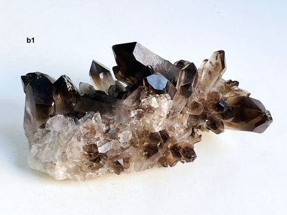 Smoky Quartz Cluster, Super Extra Quality Natural Brazilian Smoky Quartz, Clearing Crystals, Protection, Mediation, Chakra, Altar Crystals