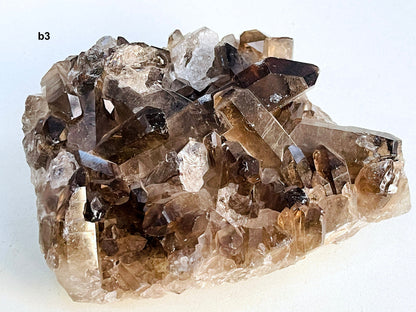 Smoky Quartz Cluster, Super Extra Quality Natural Brazilian Smoky Quartz, Clearing Crystals, Protection, Mediation, Chakra, Altar Crystals