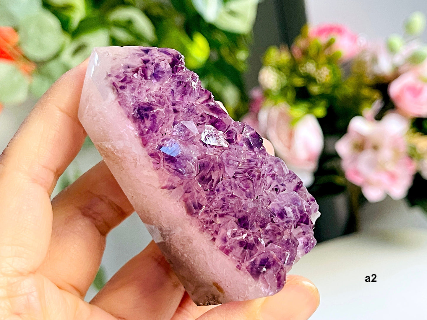 Super Extra Quality Druzy Amethyst Points-4