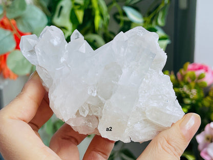 Large Brazilian high quality clear quartz cluster-c