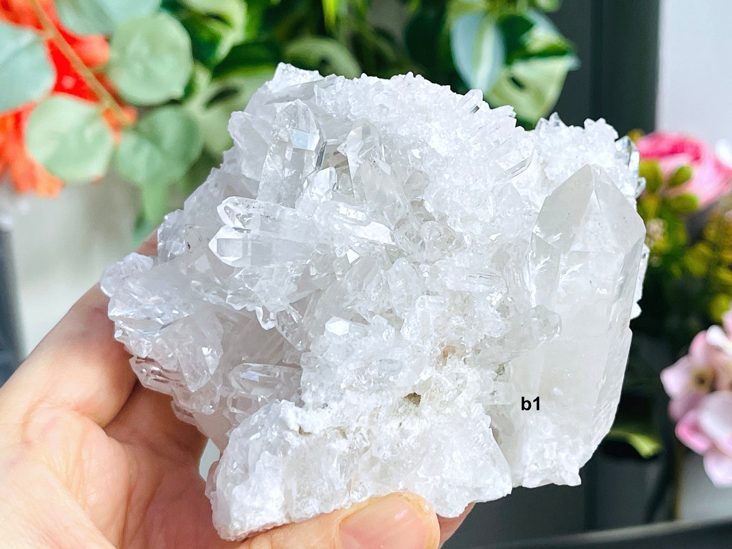 Large Brazilian high quality clear quartz cluster-c