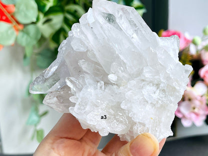 Large Brazilian high quality clear quartz cluster-c