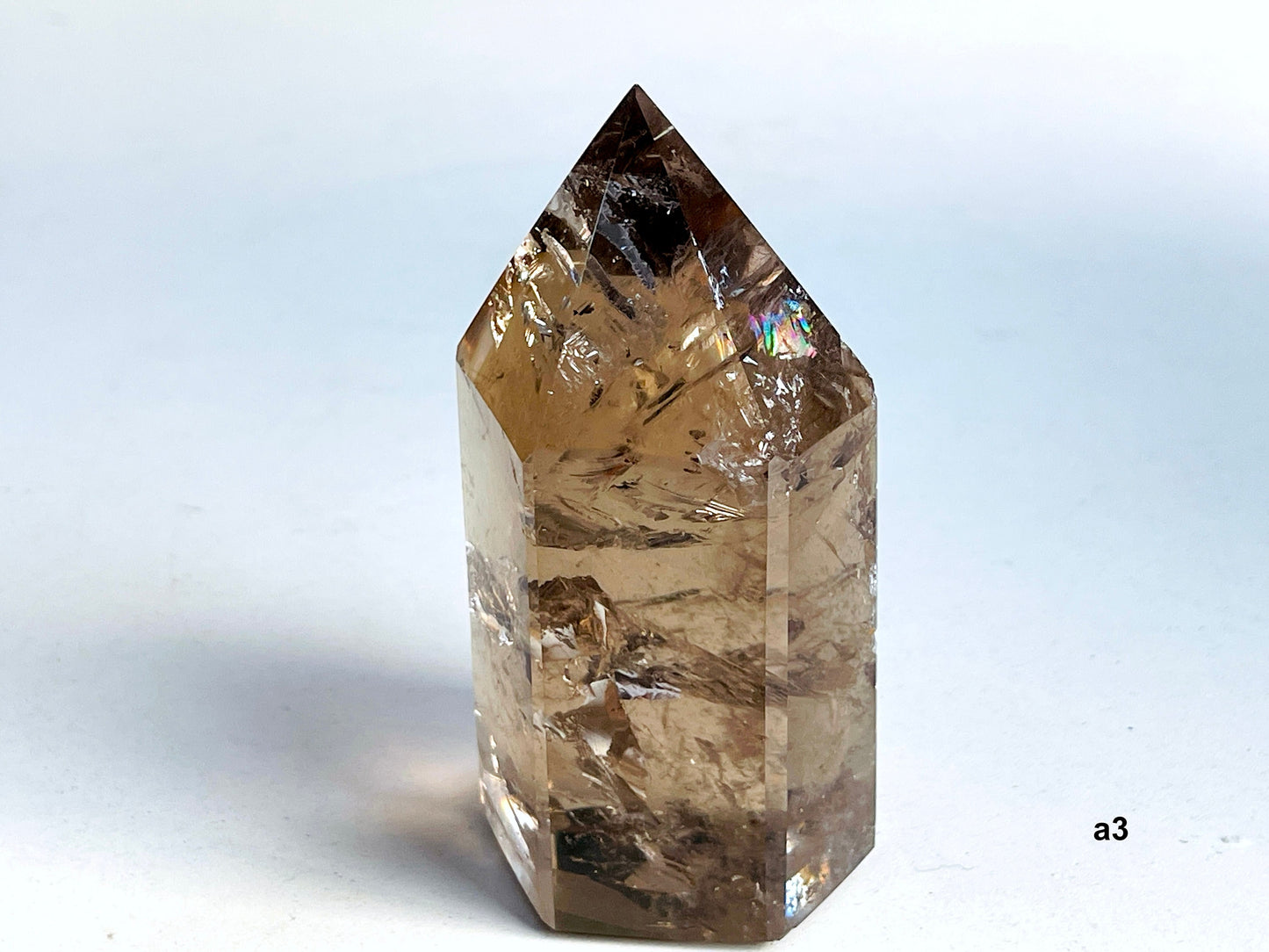 Super Extra Quality Natural Smoky Quartz Point, Brazilian Smoky Quartz Tower,  Crystal for Grounding, Crystal Gift, Home Decor