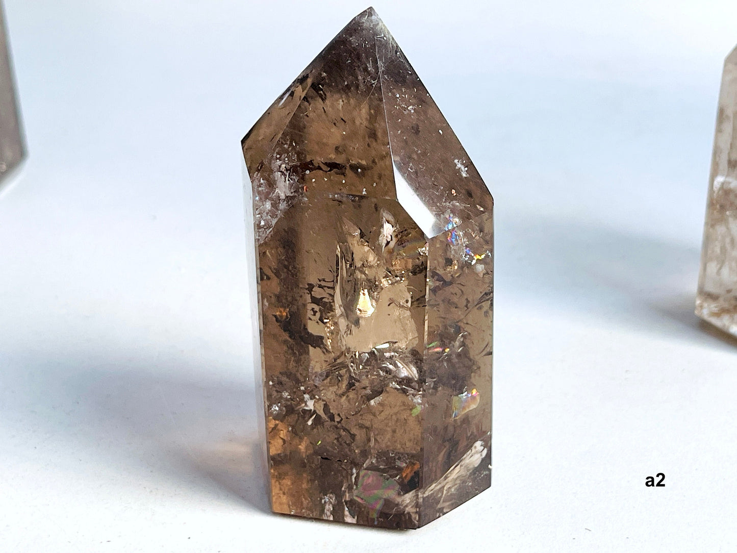 Super Extra Quality Natural Smoky Quartz Point, Brazilian Smoky Quartz Tower,  Crystal for Grounding, Crystal Gift, Home Decor