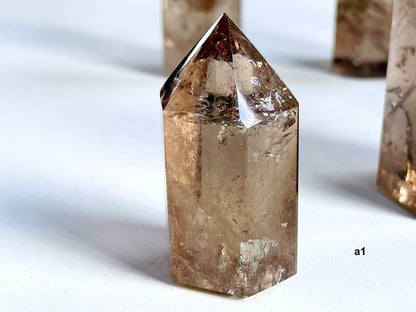 Super Extra Quality Natural Smoky Quartz Point, Brazilian Smoky Quartz Tower,  Crystal for Grounding, Crystal Gift, Home Decor