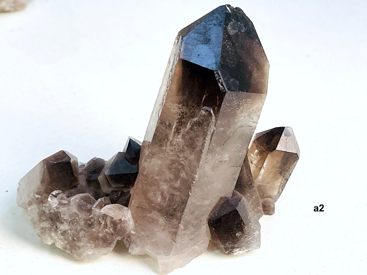 Smoky Quartz Cluster, Super Extra Quality Natural Brazilian Smoky Quartz, Clearing Crystals, Protection, Mediation, Chakra, Altar Crystals