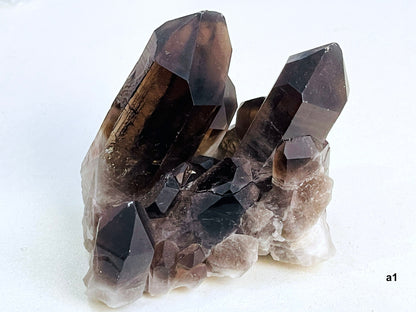 Smoky Quartz Cluster, Super Extra Quality Natural Brazilian Smoky Quartz, Clearing Crystals, Protection, Mediation, Chakra, Altar Crystals