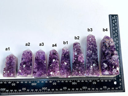 Super Extra Quality Druzy Amethyst Points-4