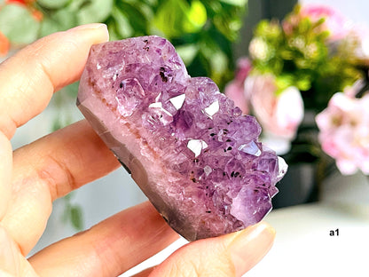 Super Extra Quality Druzy Amethyst Points-4