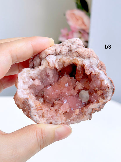 Large Pink Amethyst Geodes, Pink Amethyst, High Quality Pink Amethyst Geode from Argentina, One Piece B8-8