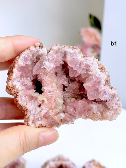 Large Pink Amethyst Geodes, Pink Amethyst, High Quality Pink Amethyst Geode from Argentina, One Piece B8-8