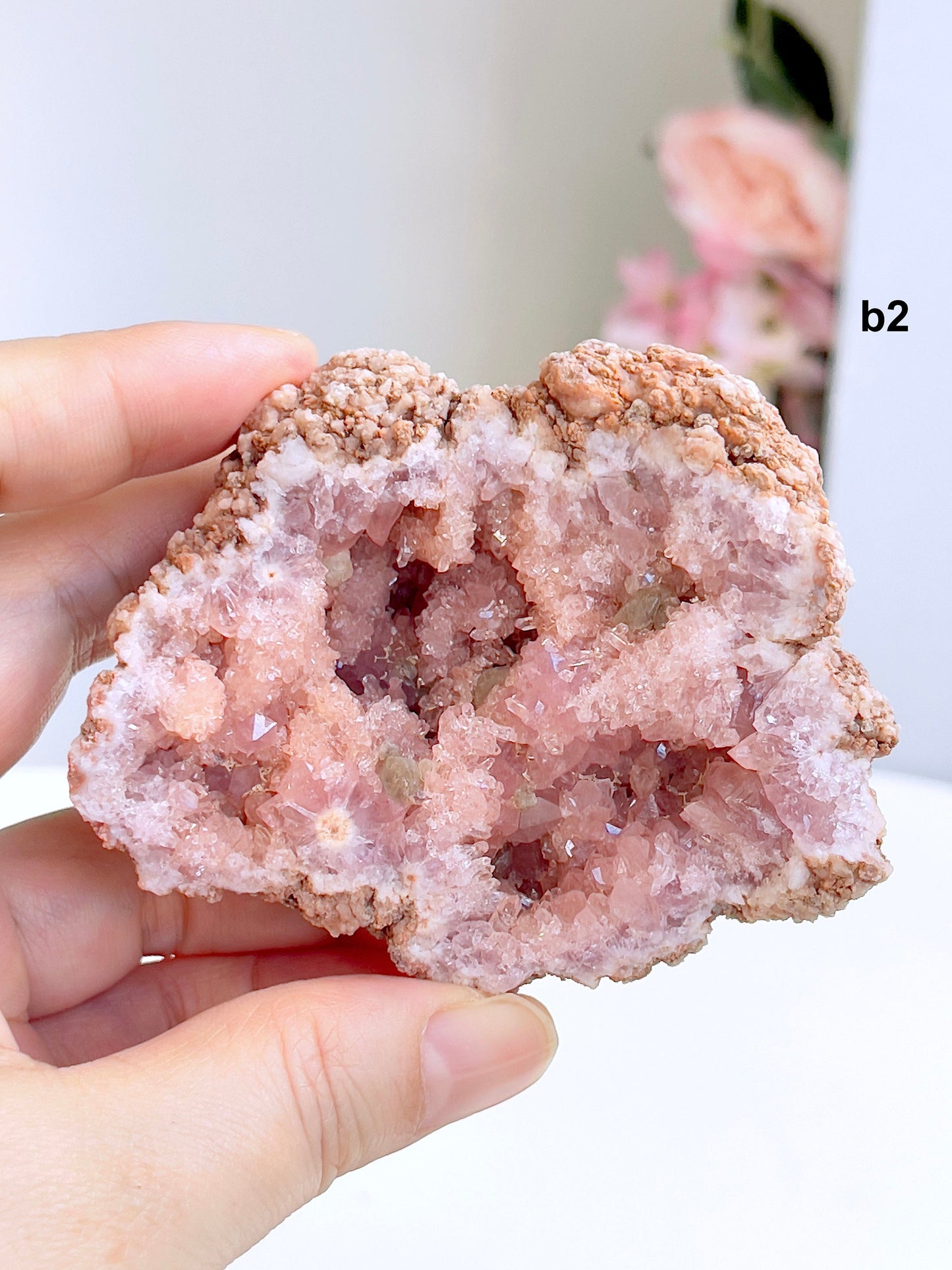 Large Pink Amethyst Geodes, Pink Amethyst, High Quality Pink Amethyst Geode from Argentina, One Piece B8-8