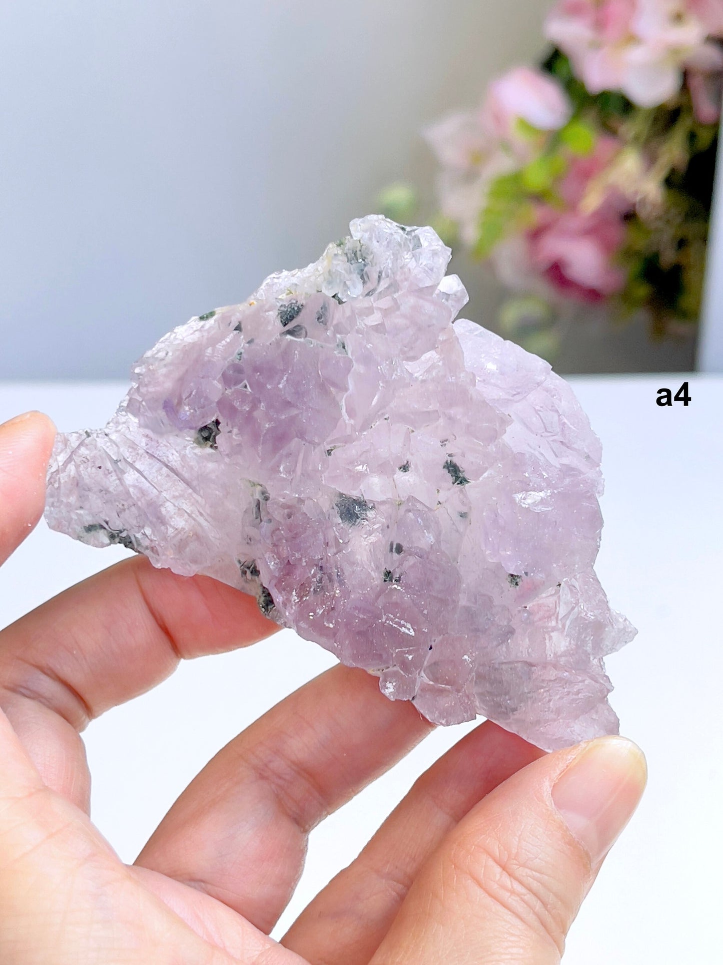 Unique Amethyst Flower, Translucent Amethyst Flower, Rare Amethyst Flower Cluster - Mineral Specimen - Rare Amethyst Flower Specimen