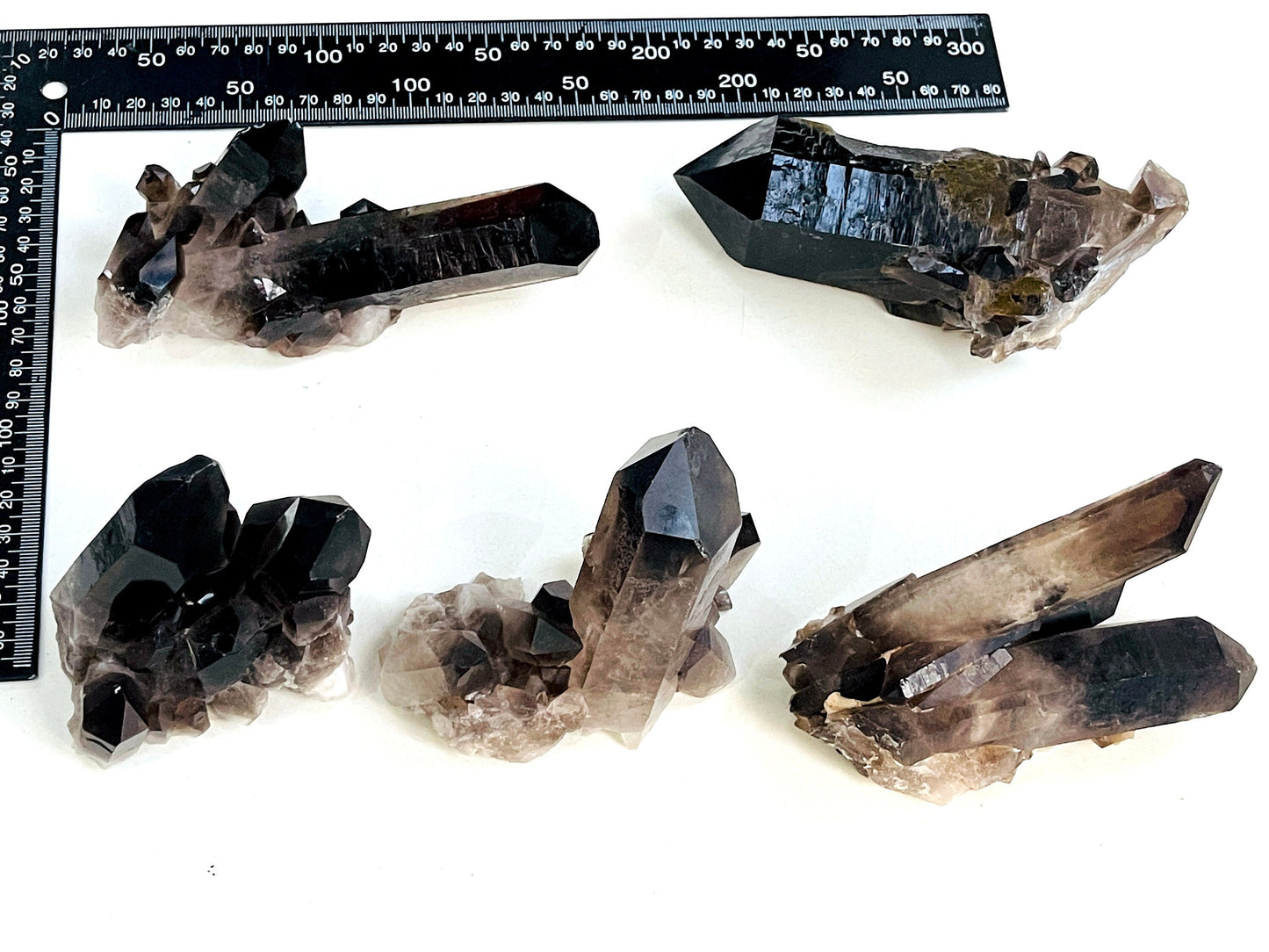 Smoky Quartz Cluster, Super Extra Quality Natural Brazilian Smoky Quartz, Clearing Crystals, Protection, Mediation, Chakra, Altar Crystals