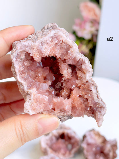 Large Pink Amethyst Geodes, Pink Amethyst, High Quality Pink Amethyst Geode from Argentina, One Piece B8-8