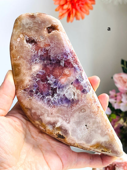 Pink Amethyst,  Pink Amethyst Freeform, Druzy Rough Pink Amethyst, Pink Amethyst Crystal,Crystal Gift, Home decor -2