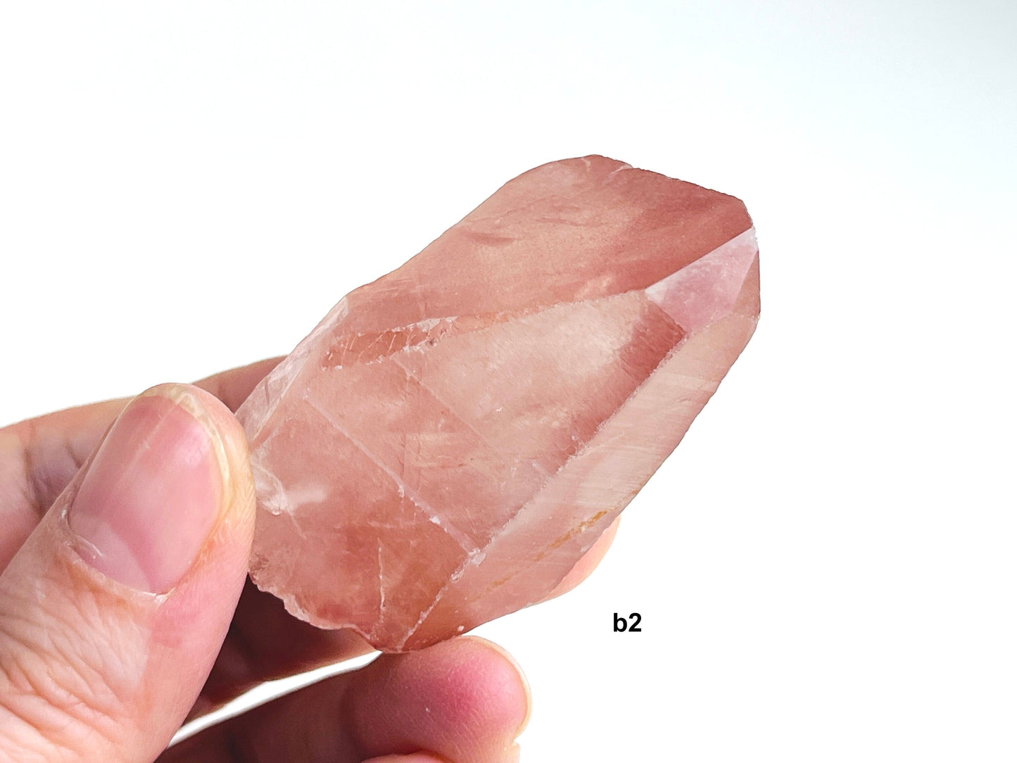 Pink Lemurian Quartz , (Scarlet Temple) Lemurian Quartz, Natural Pink Lemurian Quartz Seeds, Crystal Gifts, Raw Crystals,