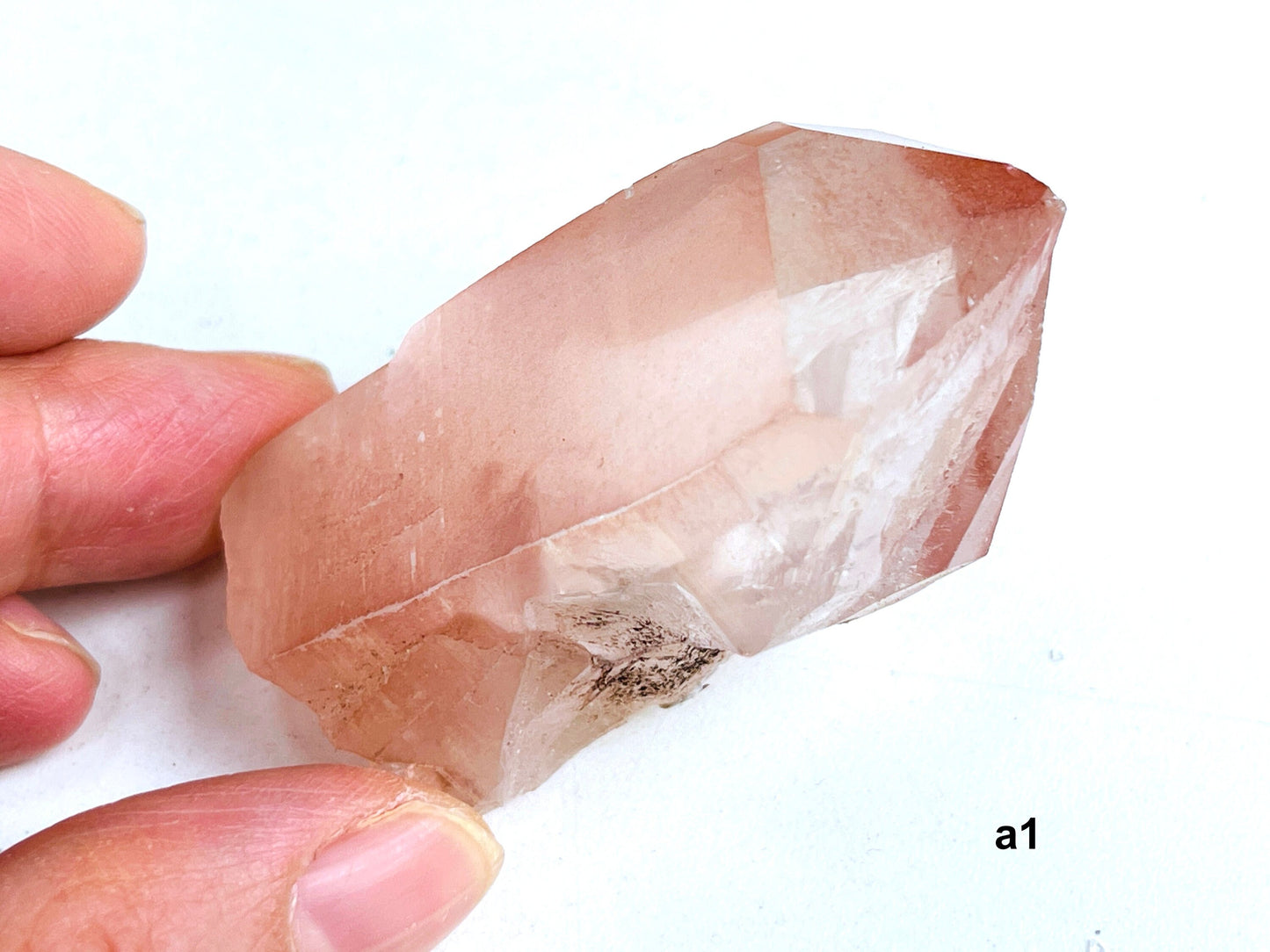 Pink Lemurian Quartz , (Scarlet Temple) Lemurian Quartz, Natural Pink Lemurian Quartz Seeds, Crystal Gifts, Raw Crystals,