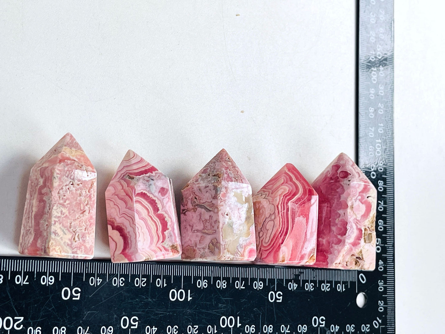 Rhodochrosite Tower, Argentina Rhodochrosite Towers, Super Special Rhodochrosite Points from Argentina, Pink Rhodochrosite,Crystal Gift P3