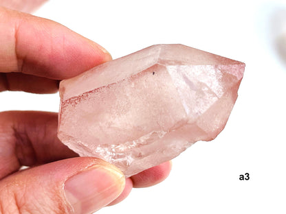 Pink Lemurian Quartz , (Scarlet Temple) Lemurian Quartz, Natural Pink Lemurian Quartz Seeds, Crystal Gifts, Raw Crystals -2