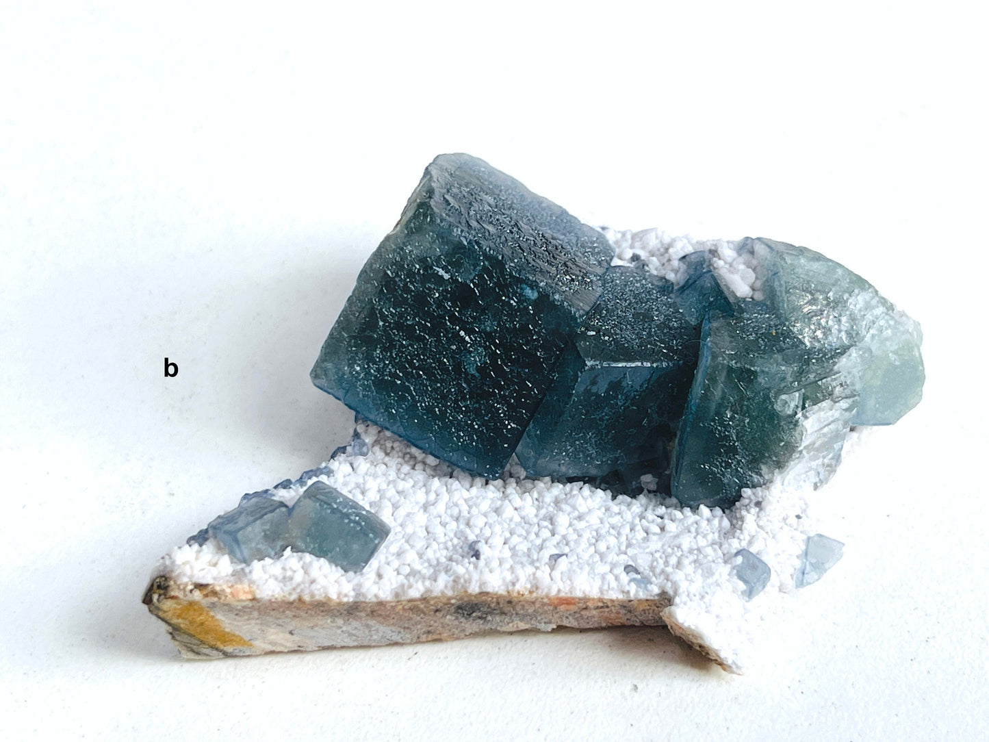 New Find Fluorite Specimen, Morandi- Green / Blue Fluorite on white Quartz from Inner Mongolia China, Chinese Fluorite