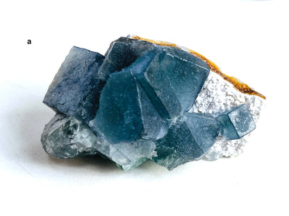 New Find Fluorite Specimen, Morandi- Green / Blue Fluorite on white Quartz from Inner Mongolia China, Chinese Fluorite