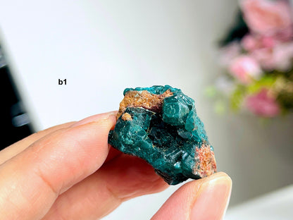 Dioptase Specimen, Dioptase from Sanda Hills,Mindouli,Pool Department,Mindouli District,Congo,green DioptaseCrystal,Dioptase Cluster -1