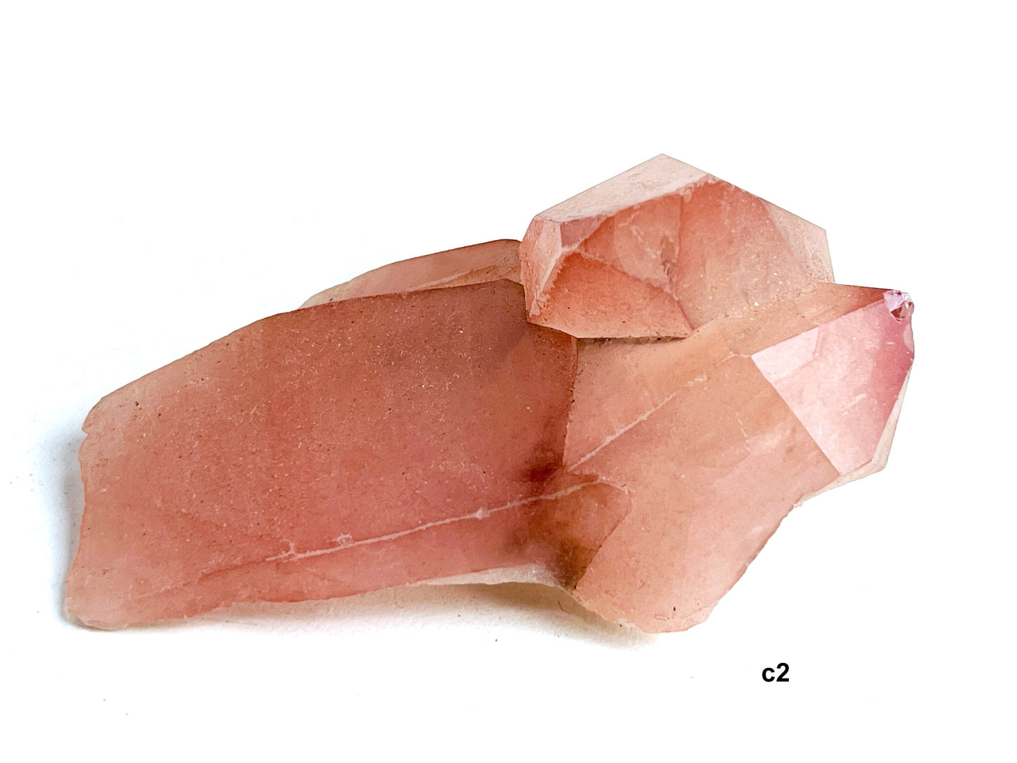 Pink Lemurian Quartz , (Scarlet Temple) Lemurian Quartz, Natural Pink Lemurian Quartz Seeds, Crystal Gifts, Raw Crystals,