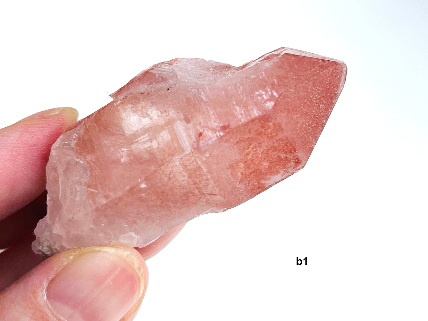 Pink Lemurian Quartz , (Scarlet Temple) Lemurian Quartz, Natural Pink Lemurian Quartz Seeds, Crystal Gifts, Raw Crystals,