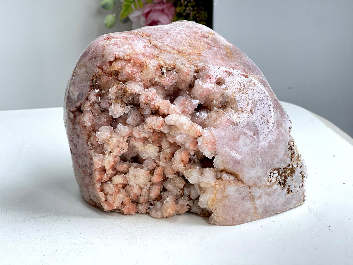 Pink Amethyst Freeform, 2.5kg Super Druzy Pink Amethyst with Amethyst crystal freefrom,  amazing Pink Amethyst Freeform