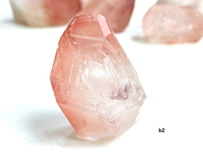 Pink Lemurian Quartz , (Scarlet Temple) Lemurian Quartz, Natural Pink Lemurian Quartz Seeds, Crystal Gifts, Raw Crystals -2