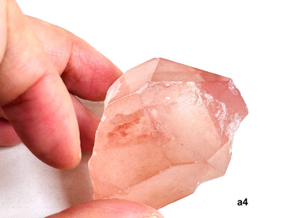 Pink Lemurian Quartz , (Scarlet Temple) Lemurian Quartz, Natural Pink Lemurian Quartz Seeds, Crystal Gifts, Raw Crystals -2