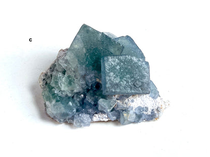 New Find Fluorite Specimen, Morandi- Green / Blue Fluorite on white Quartz from Inner Mongolia China, Chinese Fluorite