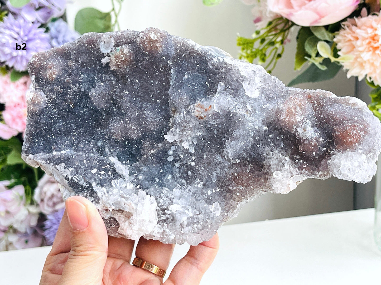 Rare Amethyst Flower Mineral Specimen,Special Amethyst Flower Specimen, Amethyst Cluster, Amethyst Mineral Specimen, crystal gift 5