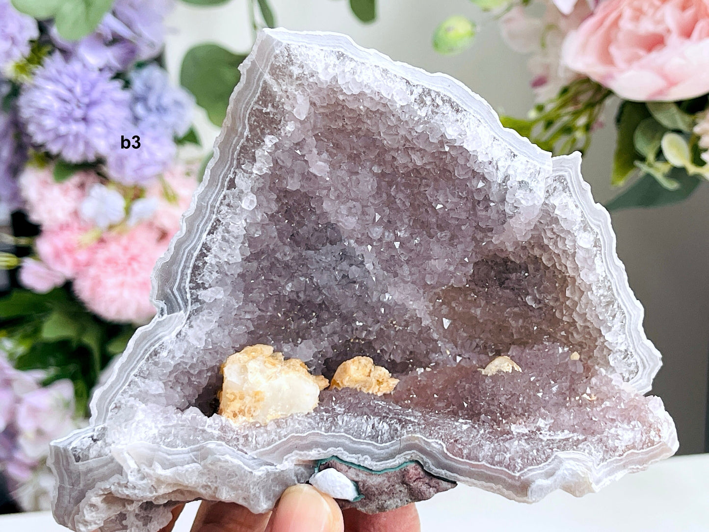 Rare Amethyst Flower Mineral Specimen,Special Amethyst Flower Specimen, Amethyst Cluster, Amethyst Mineral Specimen, crystal gift 5