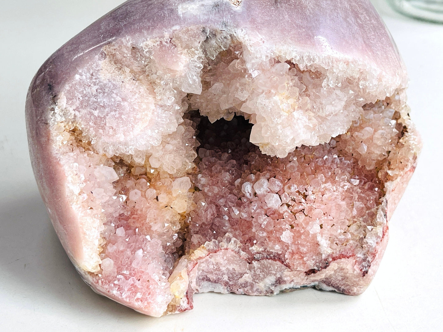 Pink Amethyst Freeform, 2.2kg Large Pink Amethyst Statement Piece, Super Druzy Pink Amethyst Crystal Freeform, Pink Amethyst Freeform