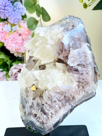 3.6kg Exquisite Amethyst with Calcite Mineral Specimen