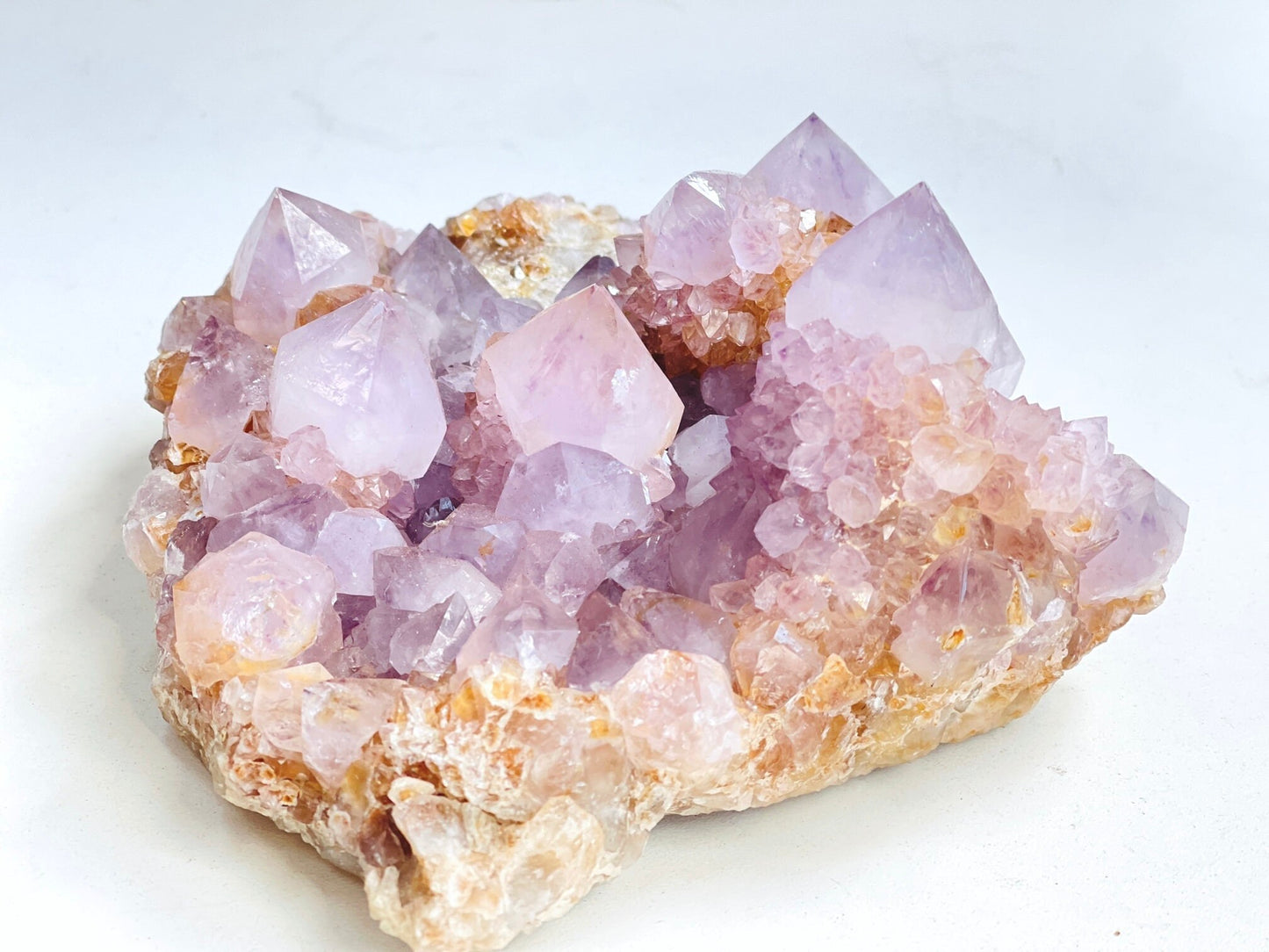 Spirit Quartz Cluster, 988g Lilac Spirit Quartz Point Cluster lilac fairy quartz, amazing Amethyst spirit quartz , amethyst spirit quartz,