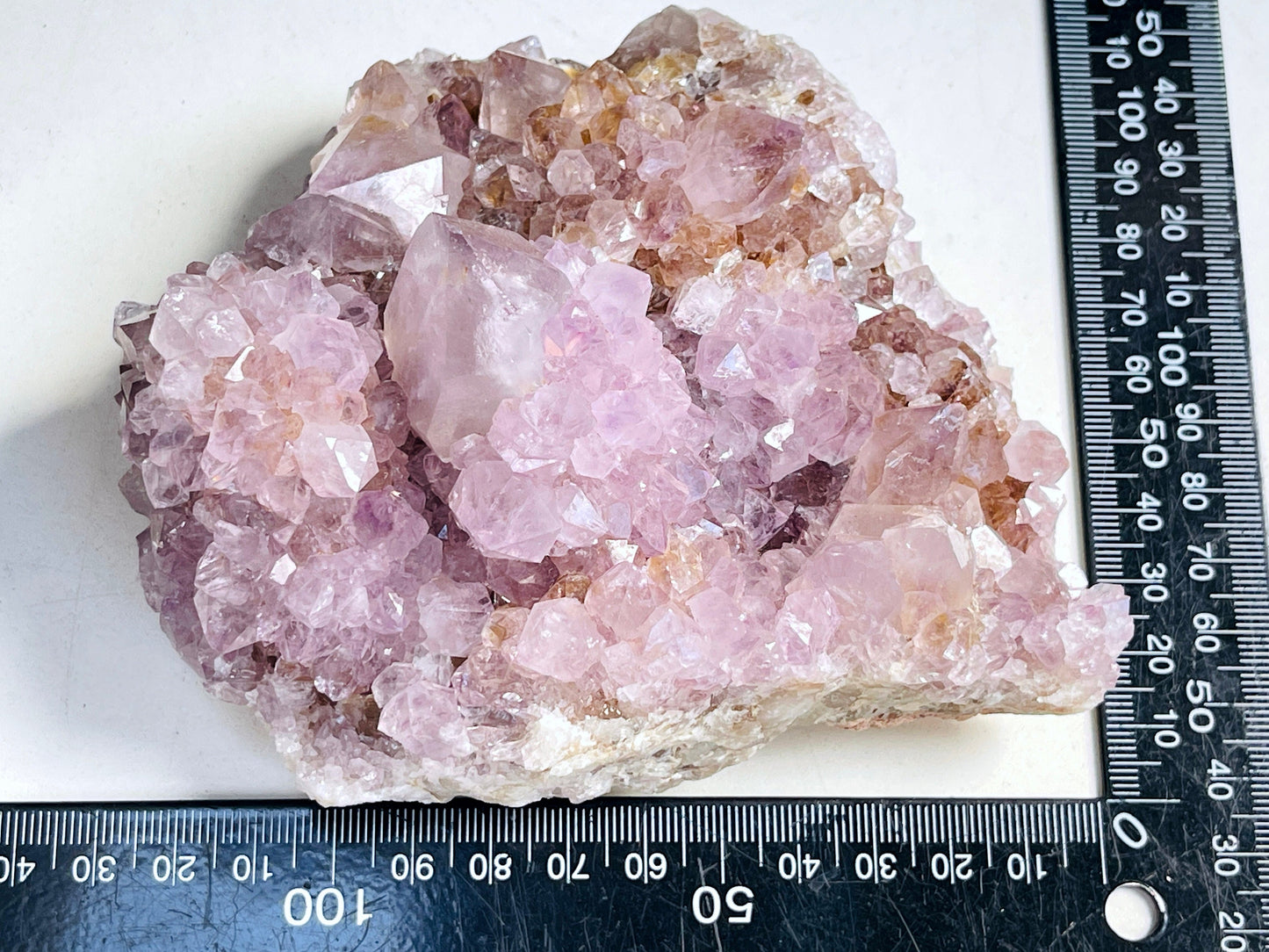 Spirit Quartz Cluster, 988g Lilac Spirit Quartz Point Cluster lilac fairy quartz, amazing Amethyst spirit quartz , amethyst spirit quartz,