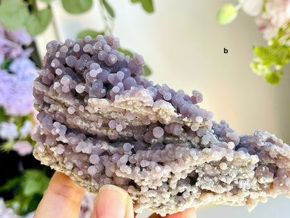 Grape Agate Cluster, Natural Free Form Grape Agate,Grape Agate, Raw Grape Agate, One Piece, Chalcedony Quartz Mineral Specimen-12