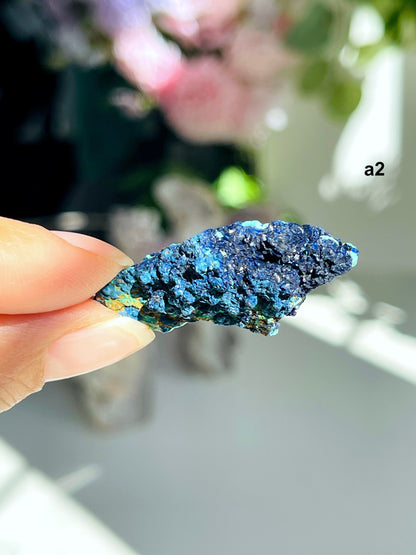 Azurite Specimen, High Grade Blue Azurite Specimen, Azurite with Malachite, Azurite Crystals on Matrix, Large Raw Azurite