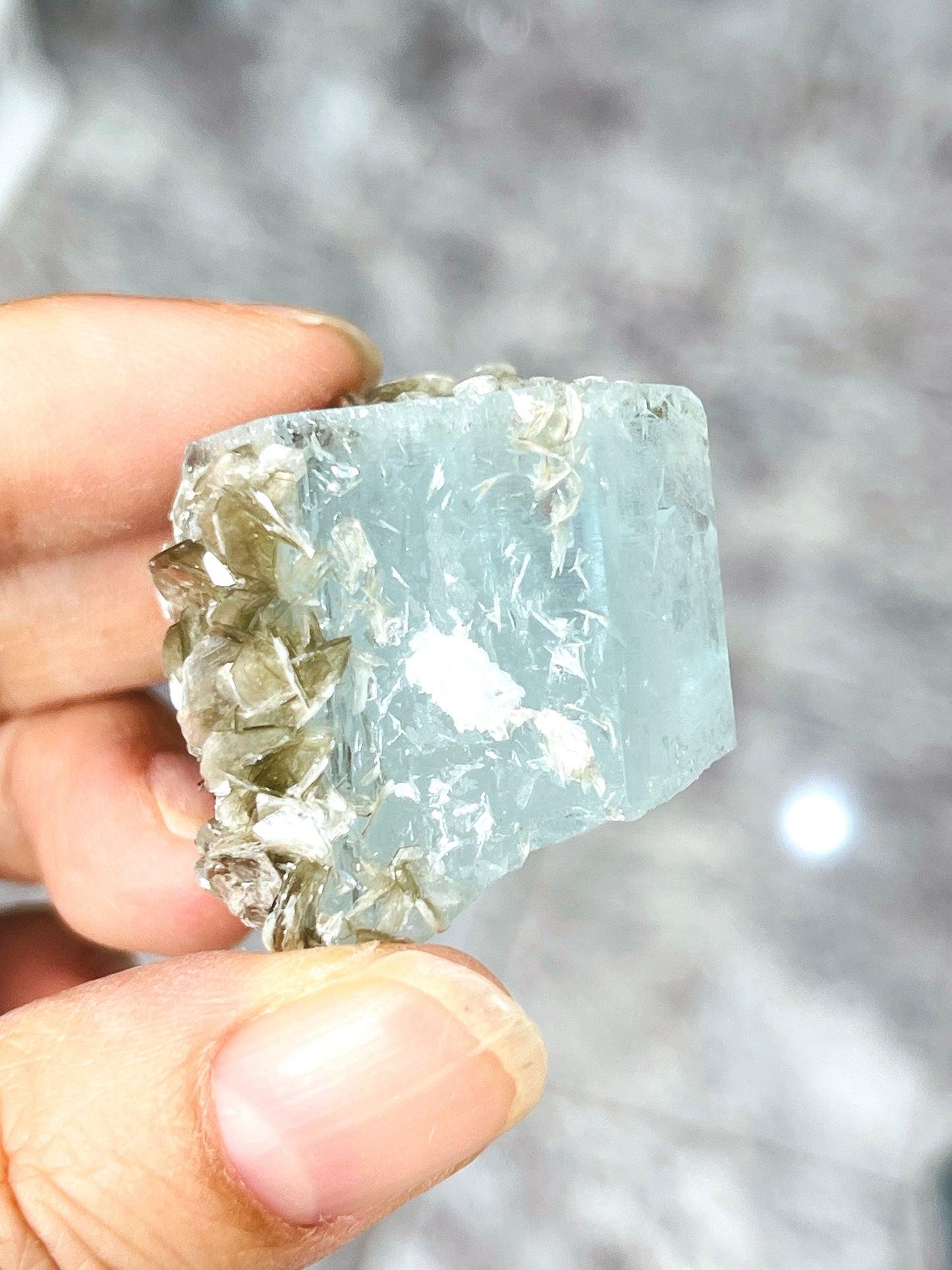 35g Aquamarine Beryl, Blue Aquamarine Specimen