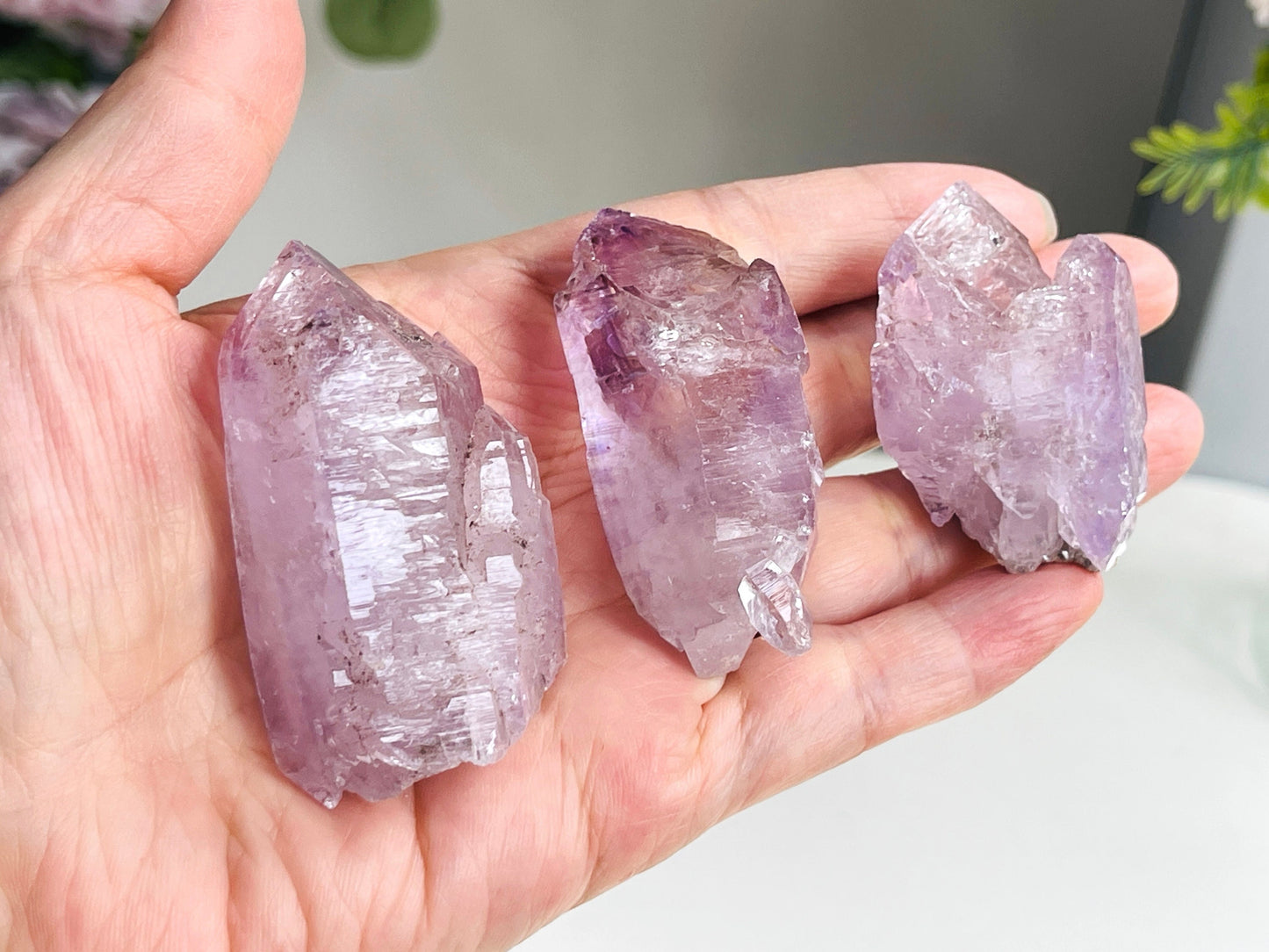 Vera Cruz Amethyst Point, Large Vera Cruz Amethyst Point, 40-58mm Natural Vera Cruz Amethyst, Crystal Gift, Rare Crystal -GL6