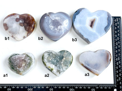 Druzy Agate Heart